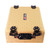 YakAttack ShortStak Solo Crate W/ Lid 13"x16" Low-Profile Desert Sand