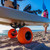 YakAttack TowNStow Scupper Kayak Cart w/ Sand Tires Adjust. 5.5"-14.5" Wide