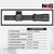 Nightforce NX6 1-6x24mm F1 First Focal Plane (FFP), FC-DMX Reticle .2 MRAD