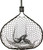 YakAttack Leverage Landing Rubber Net 20"x21" Hoop 54" Overall Length Blk