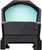 Gideon Optics Alpha Red Circle Dot 3MOA Aluminum Frame Black AL10RD
