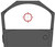 Gideon Optics Alpha Red Circle Dot 3MOA Aluminum Frame Black AL10RD