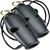Fox 40 Micro Pealess Whistle 110 dB 2 Pack w/ Lanyards - Black