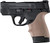 Hogue HandALL Beavertail Grip Sleeve Smith & Wesson M&P 9 Shield Plus FDE