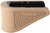 Hogue OverMolded Rubber Grip Base Pad Glock 42 .380 6Rd Magazine FDE