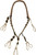 Drake Duck Caller Lanyard w/ Detachable 4 Double & 1 Single Loop Tan-Orange