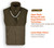 Drake Waterfowl Men MST Eqwader Vest Fleeced Lined - Green Timber 3XL