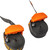YakAttack Cam Straps 6'x 1"Rubber Buckle Cover 2 Pack Black/Orange
