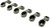 YakAttack Snagless Slotted Padeye Kit 6 Pack w/ Stainless Screws YEP-1002