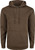 Drake Waterfowl Men Back Eddy Embossed Hunting Hoodie - Chocolate Chip M