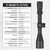 Nightforce NX6 3-18x50mm F1 .250 MOA, FieldSet, MOA-C, Digillum - C733