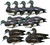 Banded GHG Pro Grade Silhouette Duck Decoys - Wigeon 12Pk W/ Ground Stacks