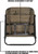 Banded Avery Quick-Set Swiveling Boat Folding Mesh Chair w/ Steel Frame