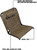 Banded Avery Quick-Set Swiveling Boat Folding Mesh Chair w/ Steel Frame