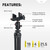 TenPoint Axis Tripod Shooting Stability Extends from 25”-40” W/ Bag Black