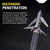 TenPoint Nemesis Titanium Broadhead - 3Pk - Four-Blade, Expandable Design