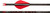 Victory Archery VAP TKO 0.166" 235 Spine Arrow Vane Fletched 6Pk Sport .006
