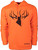 King's Camo Men's Blaze Orange Poly Hoodie Large - KBZ415-BZ/DS-L