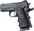 Hogue OverMolded Rubber Grip Colt 1911 Officers Model w/ Finger Grooves Blk