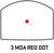 Sig Sauer Romeo-RS Compact Reinforced 8 Brightness 3 MOA Red Dot BLK USED