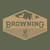 Browning Men's Hillside Graphic Logo Shirt Cotton Blend Military Green 3XL