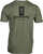 Browning Men's Buckmark Emblem T-Shirt Military Green/Black 3X-Large