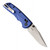 Hogue Deka 3.25" ABLE Lock Folder Clip Point Blade Tumble Finish Blue USED