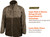 Drake Unisex Youth's MST Eqwader Full Zip Outdoor Jacket Bottomland Sz 12
