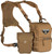 Tenzing Binocular Harness Enclosed Magnetic Closure Buckskin Tan Medium