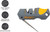 Smith's Pocket Pal Knife Sharpener Preset Carbide & Ceramic Stone Gry/Yel