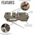 Smith's PP1-Mini 2 Stage Knife Sharpener Preset Carbide & Ceramic Stone Tan