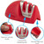 Smith's Kitchen IQ Edge Grip 2-Stage Knife Sharpener Red 3 Pack SP-51421