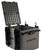 YakAttack BlackPak Pro 13x16" Fishing Crate W/4 Rod Holders Grey USED