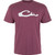 Drake Waterfowl Graphic Logo Cotton Blend T-Shirt Burgundy DK Hthr L