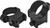 Burris CZ 550 Long action 1 Inch Medium Gloss Steel Ring Mounts Blk 420130