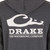 Drake Waterfowl Logo Midweight Cotton Hoodie Charcoal Heather 2X-Large