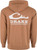 Drake Waterfowl Logo Midweight Cotton Hoodie Golden Pecan Dk Heather 2XL