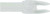 Easton 6MM H Nock Precision Molded & Press-Fit Indexable Dozen Bag - White