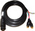 Simrad NSE/NSS Video/Data Cable 8-Pin Connector To Bare Wires 6.5ft Black