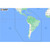 C-MAP Discover South America & Caribbean Map Card For Marine GPS