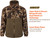 Drake Unisex Youth's MST Eqwader Full Zip Outdoor Jacket Old School Sz 08