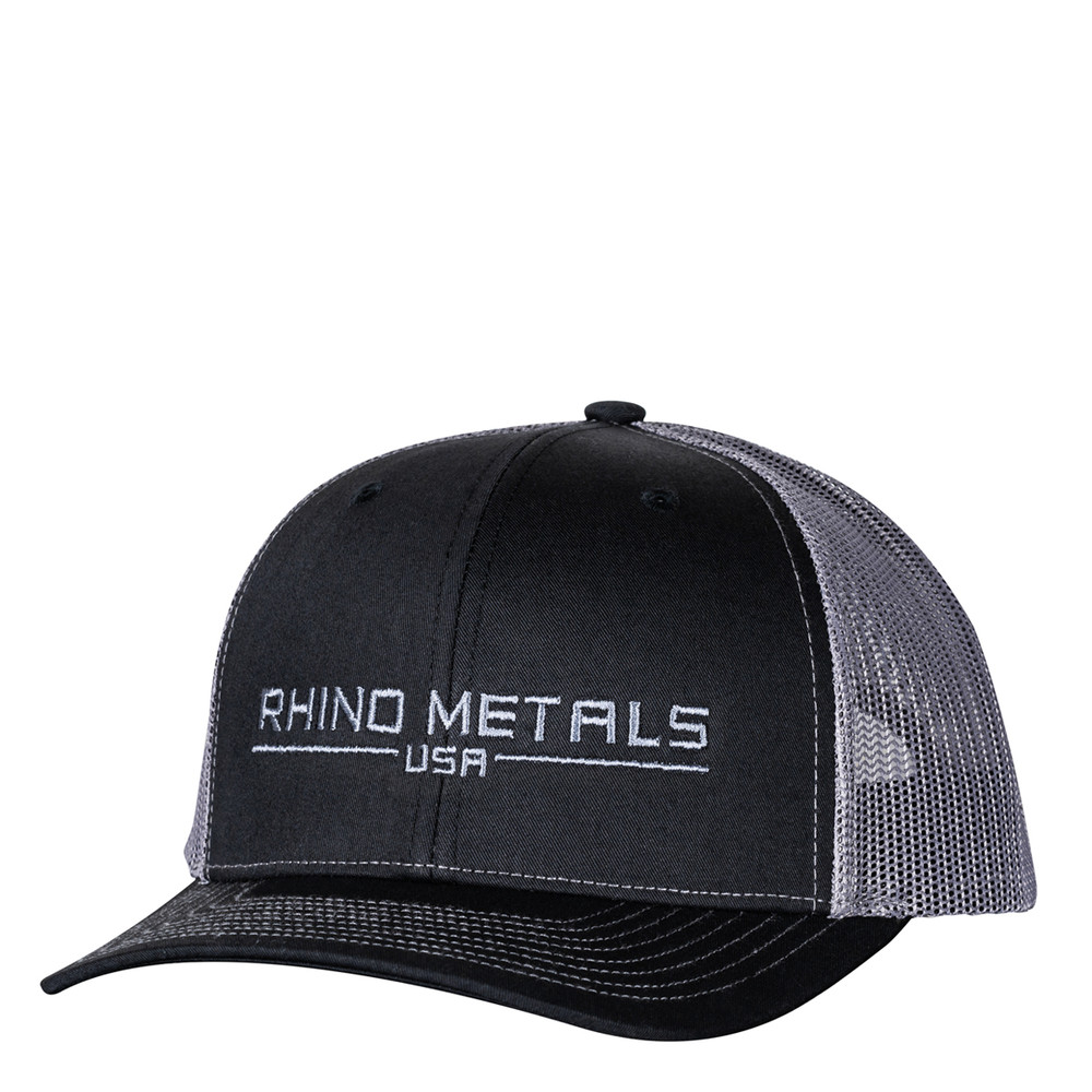 Front view of Rhino Metals hat.