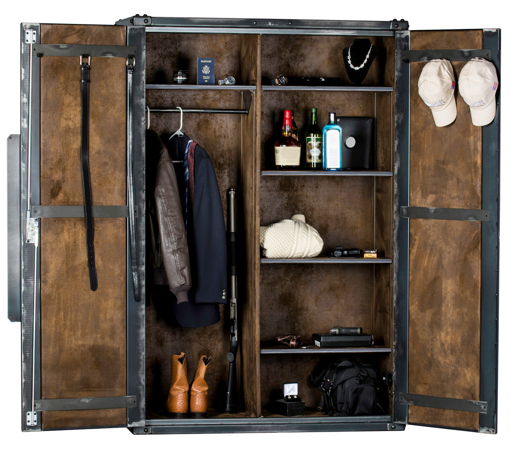 Ironworks Armoire IWSC7248 72"H x 48"W x 24"D