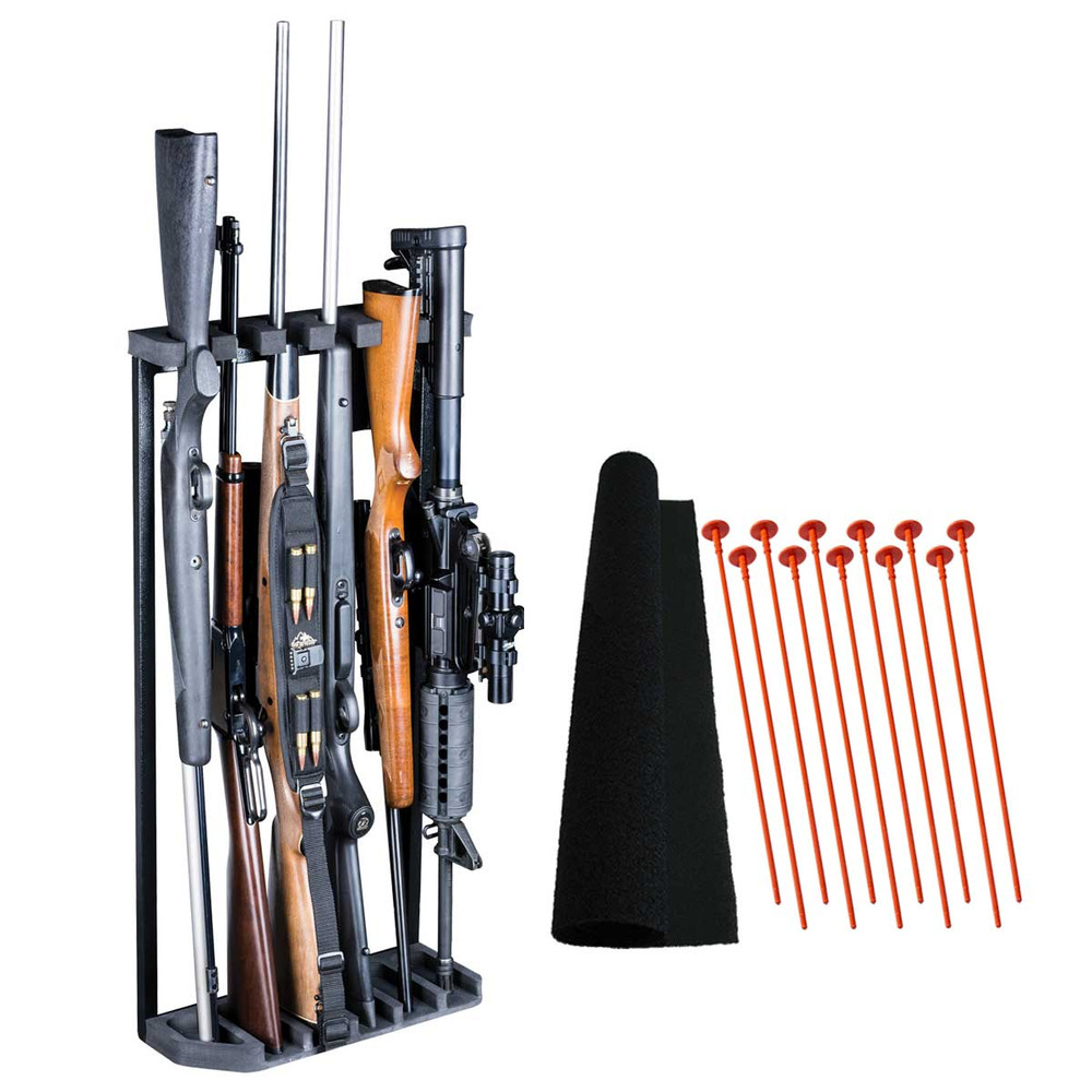 Installed Rack Includes 12 Rifle Rods.