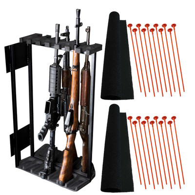 Installed Rack Includes 24 Rifle Rods.
