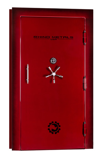 Exterior Image of Out-Swing Standard Open Vault Door.  Color Options Available.