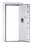 Image of Standard Out-Swing Vault Door with Door Open.