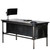 Front view of desk. Front view of desk.