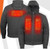 Heat Placements:  2 in Chest and 1 in Back Placed Within Hoodie.