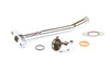 A Oil return line and elbow kit including gaskets and O-rings for a caterpillar 3406E or C15 engine.
